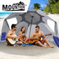 Mountview Beach Umbrella Outdoor Umbrellas Blue 2.13M