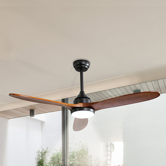 52'' Ceiling Fan DC Motor LED - Walnut