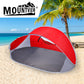 Pop Up Tent Camping Beach Tents 4 Person Portable Hiking Shade Shelter Red