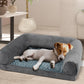 MEDIUM Dog Beds Pet Sofa Bedding - Grey