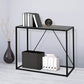 2-Tier Console Table Office Furniture - Black