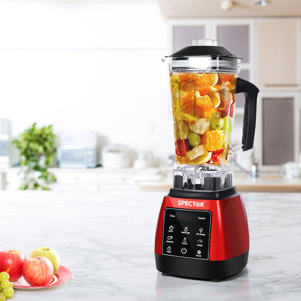 Spector 2L Commercial Blender Mixer Red