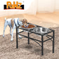 Dual Elevated Raised Pet Dog Feeder Bowl Stainless Steel Food Water Stand MEDIUM