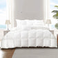 KING SINGLE 200GSM Duck Down Feather Quilt Duvet Doona Summer Bed - White