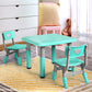 Patsey 3-Piece Kids Table & Chairs Set Children Furniture Toys Play Study Desk - Green