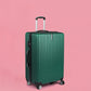 24" Luggage Suitcase Code Lock Hard Shell Travel Carry Bag Trolley - Green