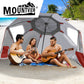 2m Nanakuli Outdoor Umbrella Beach Sun Shade Weather Patio Garden Shelter - Red