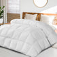 QUEEN 400GSM Microfiber Quilt Doona Duvet Bedding Comforter Summer All Season - White