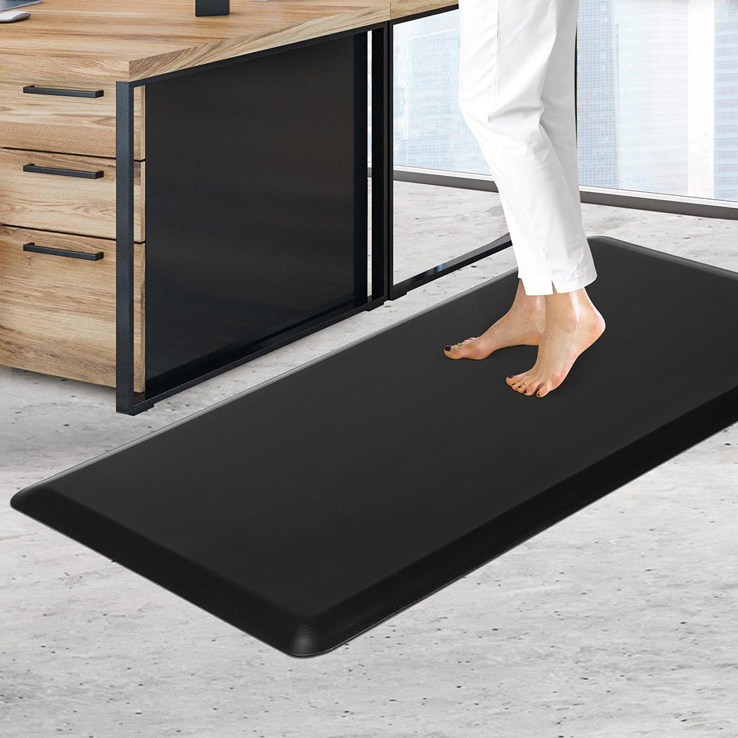 Hassan 51x99 Anti-Fatigue Standing Mat Desk Rug Kitchen Home Office Foam - Black