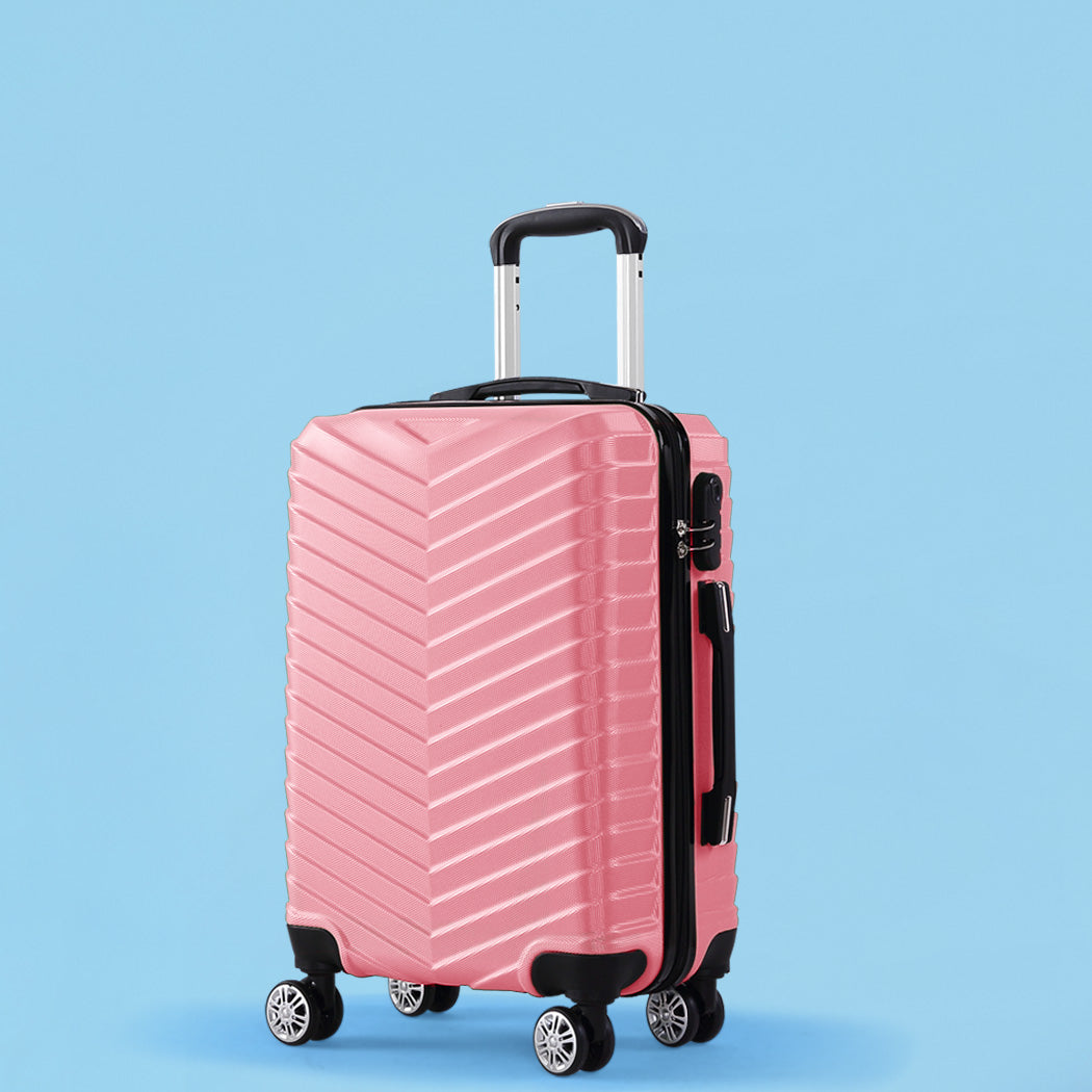 28" Luggage Suitcase Travel - Rose Gold