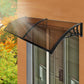 Window Door Awning Canopy Outdoor Patio Sun Shield Rain Cover 1x2.4M