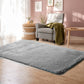 Amira 200x230 Designer Soft Shaggy Floor Confetti Rug - Grey