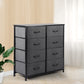 Levede Storage Cabinet Tower Chest Dark Grey