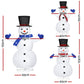 3-Pieces Christmas Lights 330 LED Fairy Light Snowman Decorations