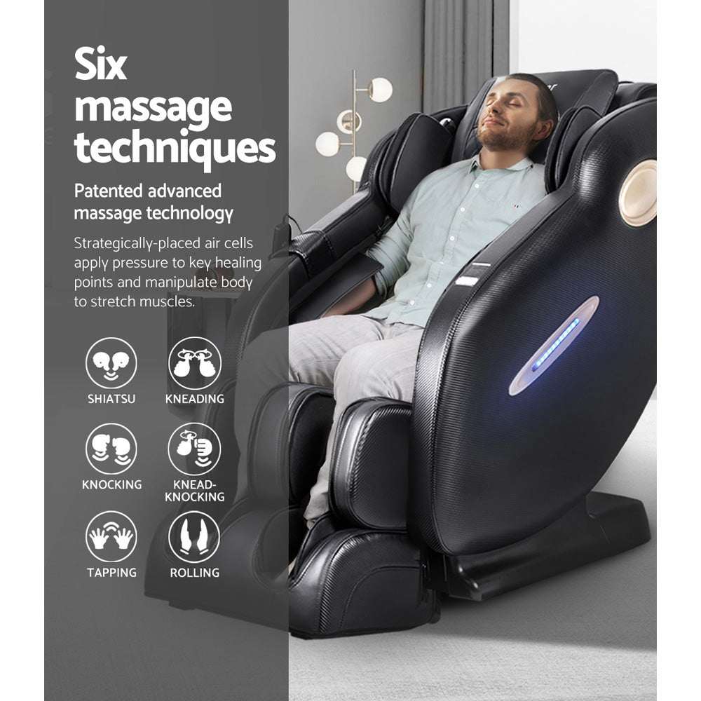 Electric Massage Chair SL Track Full Body Air Bags Shiatsu Massaging Massager