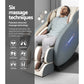 Ajax Massage Chair Electric Recliner Shiatsu Zero Gravity Head Massager - Grey