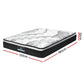 Nephrite Bed & Mattress Package with 32cm Mattress - Black Double