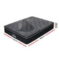 Kyanite Bed & Mattress Package with 34cm Black Mattress - Black Double
