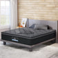 Genteel Bed & Mattress Package with 34cm Black Mattress - Beige Double