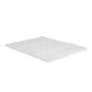 King Giselle Bedding Memory Foam Mattress Topper 7-Zone Airflow Pad 8cm White