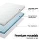 Double Giselle Bedding Memory Foam Mattress Topper Cool Gel Bed Mat Bamboo 10cm