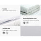 Single Giselle Bedding Memory Foam Mattress Topper Cool Gel 5cm