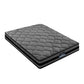 Amethyst Bed & Mattress Package with 22cm Mattress - Black Double