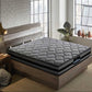 Amethyst Bed & Mattress Package with 22cm Mattress - Black Double