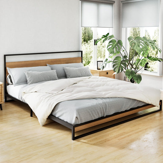 Neptune Bed & Euro Top Mattress Package - Black King