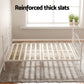 Medina Metal Bed Frame - White Double