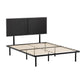 Sevie Bed Frame Metal Frame - Black Queen