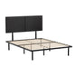 Norie Bed Frame Metal Frame - Black Double