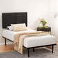 Tranquil Bed & Mattress Package with 32cm Mattress - Black King Single