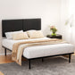 Norie Bed Frame Metal Frame - Black Queen