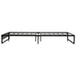 Scott Metal Bed Frame Base Foundation - Black Queen