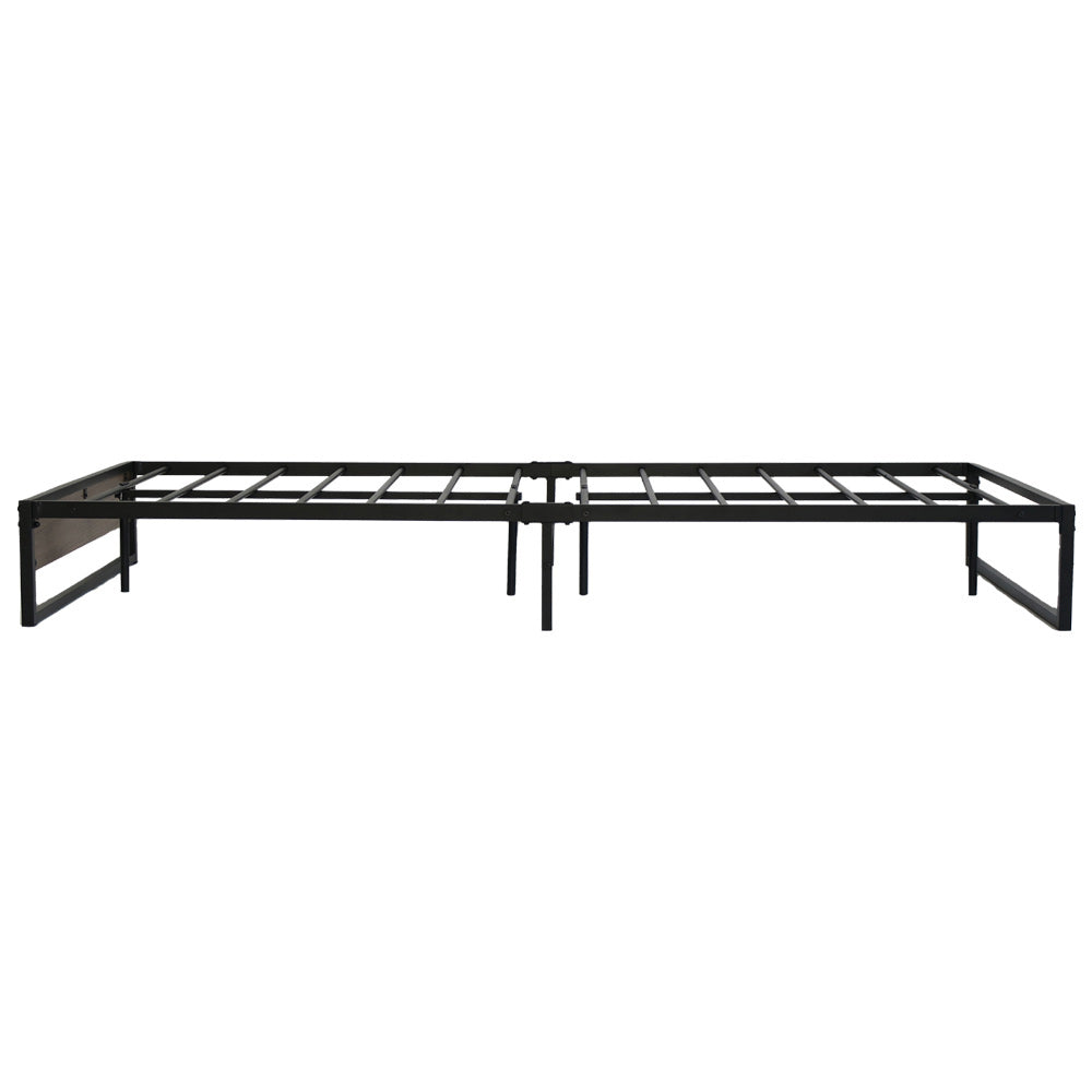 Scott Metal Bed Frame Base Foundation - Black Queen