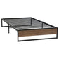 Scott Metal Bed Frame Base Foundation - Black Single