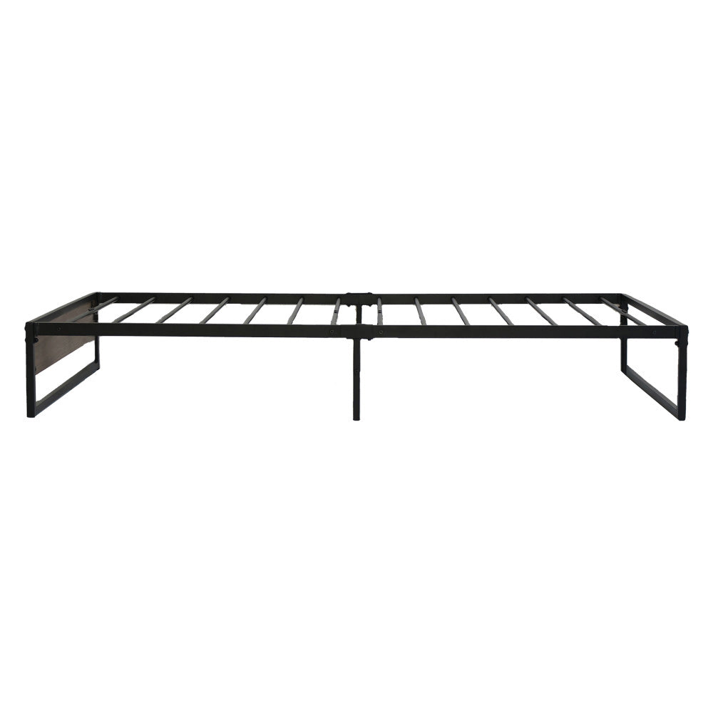 Scott Metal Bed Frame Base Foundation - Black Single