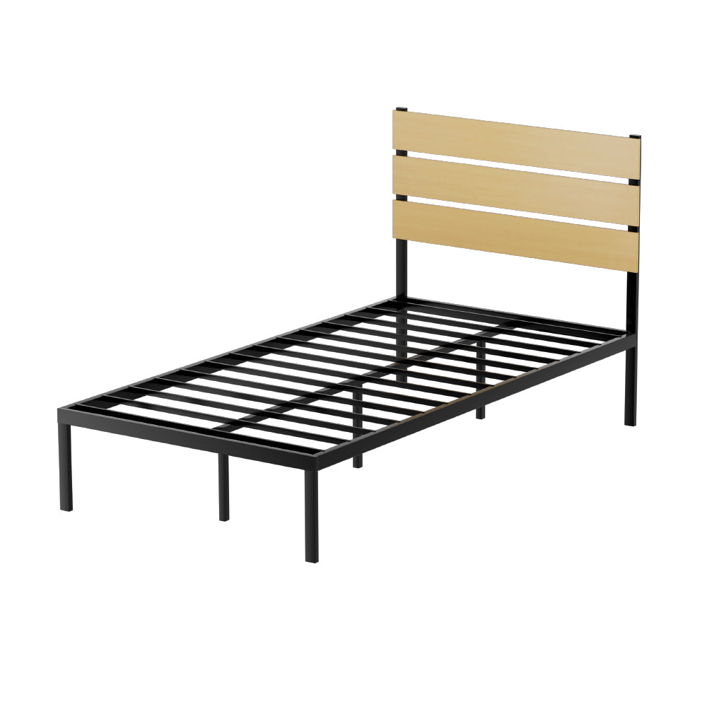 Hayden Metal Bed Frame - Black King Single