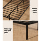 Hayden Metal Bed Frame - Black King Single