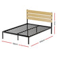 Hayden Metal Bed Frame - Black Queen