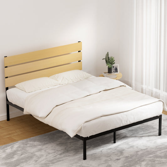 Hayden Metal Bed Frame - Black Queen