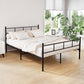 Luanda Metal Bed Frame Platform Foundation - Black Double