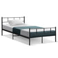 Luanda Metal Bed Frame Platform Foundation Base - King Single