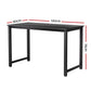 Artiss Computer Desk Home Office Study Table Black 120cm