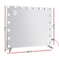 80x65cm Makeup Mirror Hollywood Vanity with LED - Light Silver