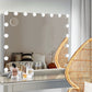 Bluetooth Makeup Mirror 80x65cm Hollywood Vanity with LED Light Wall