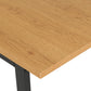 Dining Table 6 Seater Kitchen Cafe Rectangular Wooden Table 150CM