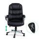 Artiss 8 Point Massage Office Chair Heated Seat Pu Black