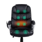 Artiss 8 Point Massage Office Chair Heated Seat Pu Black